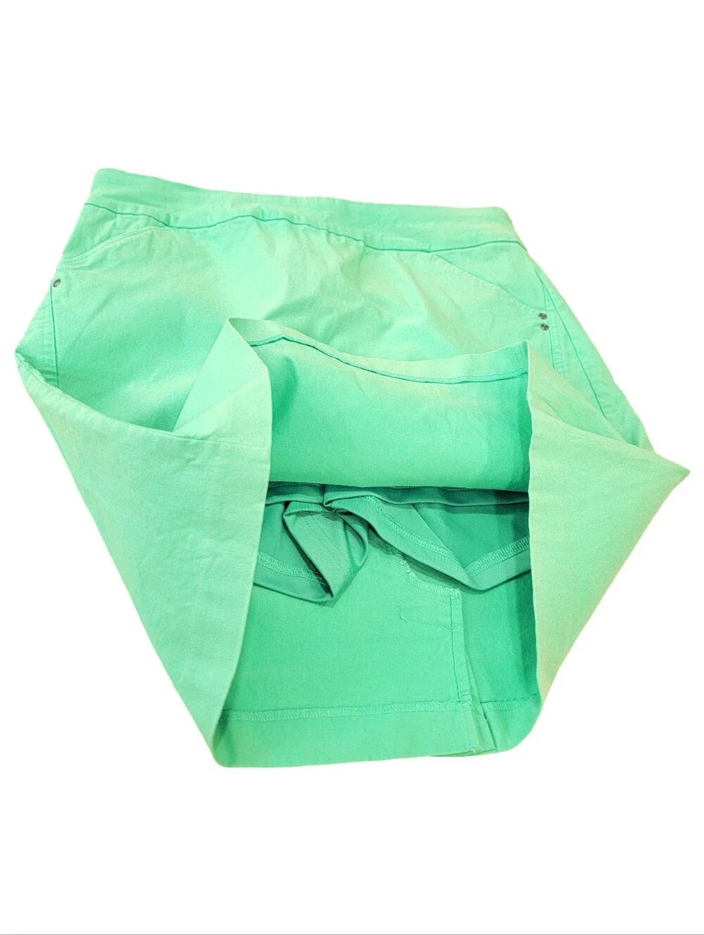 Northern Reflections Skort Bright Green A Line Athleisure Casual Women’s Size M - Picture 6 of 15